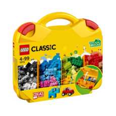 LEGO CLASSiC 經典系列 創意手提箱 Creative Suitcase, 附格子收納樂高零件, 1盒