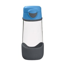 b.box tritan 直飲水壺,食品級矽膠材質,輕巧耐用易於清潔, 天空藍, 450ml, 1個