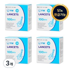 YW 란셋 30G 채혈침, 100개입, 12개