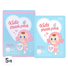 함소아화장품 유아용 마스크팩 10p, 5개