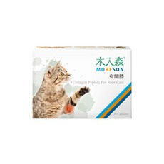 MORESON 木入森 貓咪有關膝 貓寶專用保健食品, 改善關節靈活性, 幫助增加關節潤滑液, 延緩關節問題產生, 幫助肌肉發展, 維護骨骼/關節, 30顆, 1盒