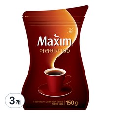 맥심 아라비카 100, 150g, 3개, 1팩