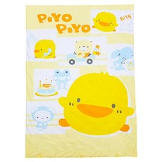 PiYOPiYO 黃色小鴨 四季被, 棉柔觸感親膚, 吸濕透氣, 台灣製 98cmx142cm, 98 x 142cm, 黃色