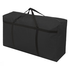 크리다 대용량 수납 이불 이사가방 초대형, 블랙, 1개 블랙, 1개