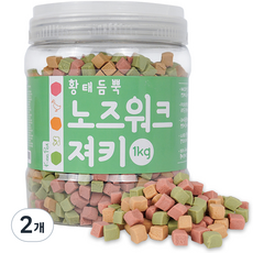 킵펫 황태듬뿍 노즈워크 강아지 져키, 황태, 1000g, 2개