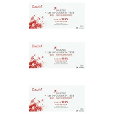 Dazzle 戴洛 排卵快速檢測試劑，準確度高達99.9%，反應線清楚易判讀, 15入, 3盒