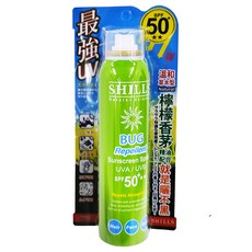 SHILLS 舒兒絲 很耐曬超清爽防曬冰鎮噴霧 SPF50+ 180ml 天然植萃草本 美白保濕 戶外防護, 1瓶