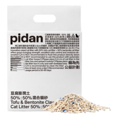 pidan 寵物貓砂 經典 豆腐膨潤土混合砂, 6L, 2.4kg, 1袋