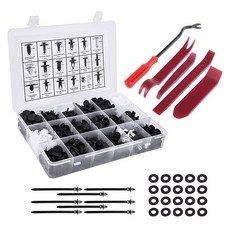 車用通用卡扣盒裝 468pcs, XL尺寸, PP材質, 1盒