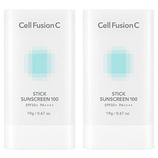셀퓨전씨 썬스크린 100 스틱 SPF50+ PA++++, 19g, 2개 19g, 2개