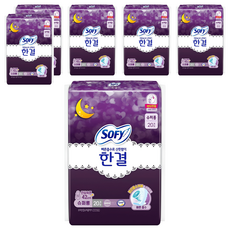 SOFY 蘇菲 Hangyol瞬吸清爽蝶翼型夜用衛生棉, 超長夜用型(42cm), 20片, 6包
