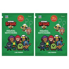 Brawl Stars 公仔鑰匙圈隨機出貨, 2個