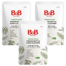 비앤비 젖병 식기세정제 리필, 3개, 500ml 3개, 500ml