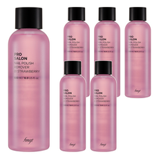 더페이스샵 프로 살롱 네일 리무버 01스트로베리, 500ml, 6개