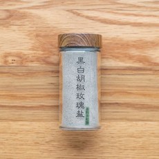 香料共和國 黑白胡椒玫瑰鹽 80克 玻璃罐裝, 80g, 1罐