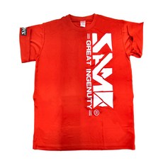 SAME 莎美 短T 英文版 紅色 XXL, 1件