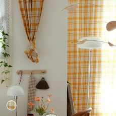 빈티지창문커튼