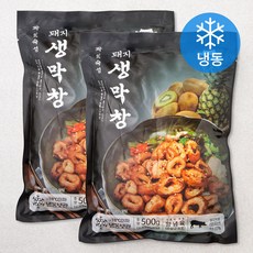 명품조선막창 과일숙성 돼지생막창 (냉동), 500g, 2팩