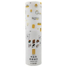 UdiLife 優的生活大師 插畫風櫥櫃鋪墊, 500 x 30cm, 防滑易清潔, 適用於廚房臥室浴室, 1捲, 插畫風
