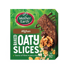 Mother Earth 烘焙燕麥棒 阿富汗口味 6條入, 不含基改食材、人工色素、香料, 240g, 1盒