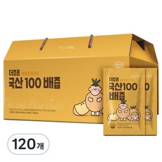 더존건강 더조은 국산100 배즙, 100ml, 120개 4개, 3000ml
