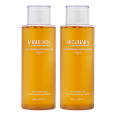 MIGUHARA 極致亮白完美肌膚化妝水, 2個, 400ml