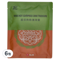 品物生活家 艾草暖膝貼, 膝部熱敷護理寶, 6包
