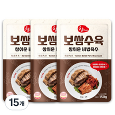 참 보쌈수육 참쉬운 비법육수, 150g, 15개