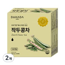 다하다 작두콩차, 1g, 100개입, 2개