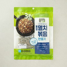 풀무원 품질인증 3분간편 통영멸치 볶음 만들기, 220g, 1개