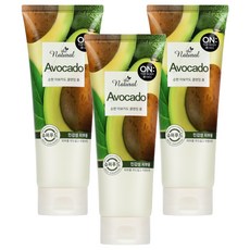 온더바디 더 내추럴 아보카도 순한 클렌징 폼, 200g, 3개