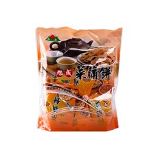旭成 胡椒菜脯餅, 250g, 鹹香味, 香脆好吃, 1袋