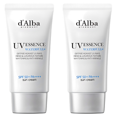 [비건뷰티] 달바 워터풀 에센스 선크림 SPF50+ PA++++, 50ml, 2개