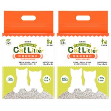 MRC 瑪西森林 貓砂 除臭稻殼 1.5mm 無香味, 2.5kg, 6L, 2盒