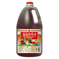萬家香 香菇素蠔油, 以黃豆和小麥釀造, 搭配埔里香菇, 歐盟進口澱粉與酵母粉, 葷素皆宜調味醬, 不添加人工調味劑, 非基因改造黃豆, 4400g, 4.4kg, 1桶