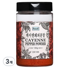 foodi 케이엔페퍼분말, 120g, 3개