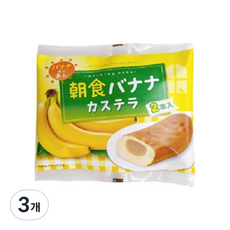 리마 바나나 카스텔라 빵, 80g, 3개