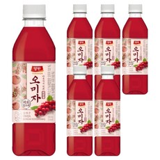양반 오미자 음료, 500ml, 6개