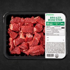 호주산 소고기 앞다리살 국거리용 (냉장), 300g,