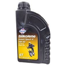 FUCHS SILKOLENE SCOOTER SPORT 4, 5W-40 合成引擎機油, 1瓶