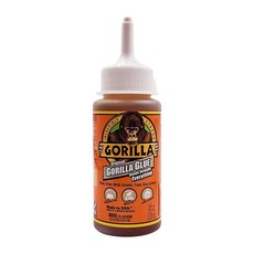 Gorilla Glue 金剛固力膠，防水強力黏木材、石頭、金屬、陶瓷、塑膠、橡膠、玻璃等材質, 1瓶