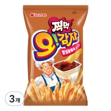 오리온 오감자 딥바베큐 스낵, 75g, 3개