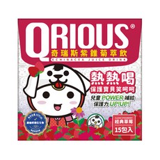 QRIOUS 奇瑞斯 紫錐菊萃飲 草莓, EIAA及USDA雙認證, 無添加人工香料、色素、防腐劑, 15包入, 3.5g, 15包
