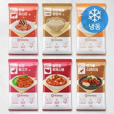 하이독 강아지 특식 사료 버라이어티팩 6종 x 50g (냉동), 1세트