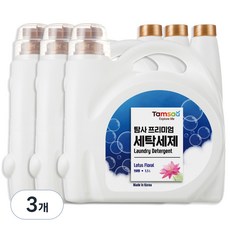 Tamsaa Premium洗衣精 蓮花香 一般/滾筒洗衣機兼用, 5.5L, 3瓶