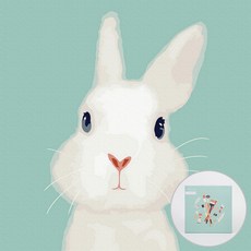 아트조이 DIY 명화그리기 20 x 20 cm, 아기 토끼