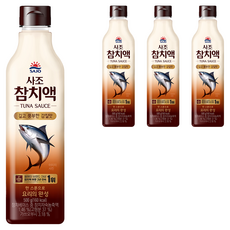 사조 참치액, 500g, 4개