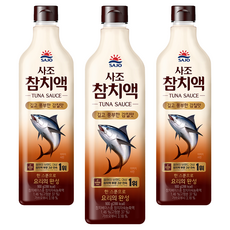사조 참치액, 900g, 3개