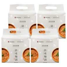 大師兄銷魂麵舖蒜香拌麵 Set 4包, 雲林莿桐黑蒜頭, 九層塔橄欖油提升香氣