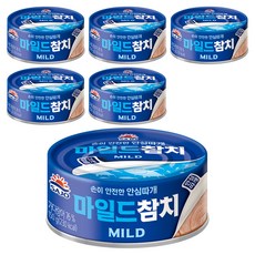 사조참치 마일드, 150g, 6개
